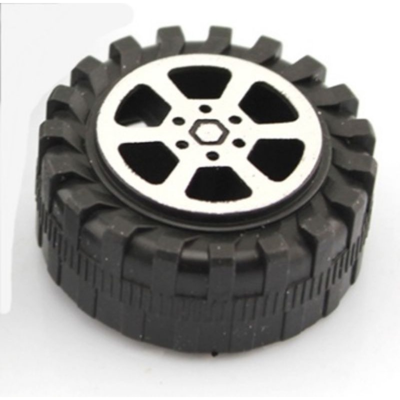 [現貨] 玩具車 塑膠輪，直徑42mm, 寬度17.5mm, 孔徑1.9mm