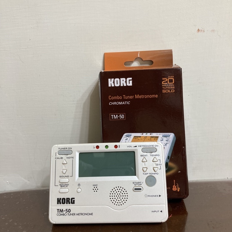 KORG-TM50 調音器/節拍器+調音夾