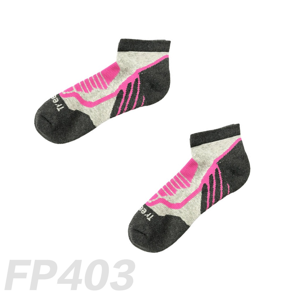足立康TreeCom除臭襪 流線減壓運動型低筒襪 襪子女款 型號FP403（灰色）