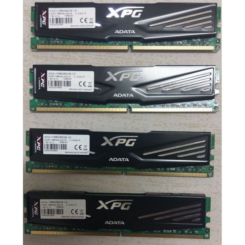 威剛XPG超頻記憶體 DDR2-1066-2g一組2條 超頻的好選擇
