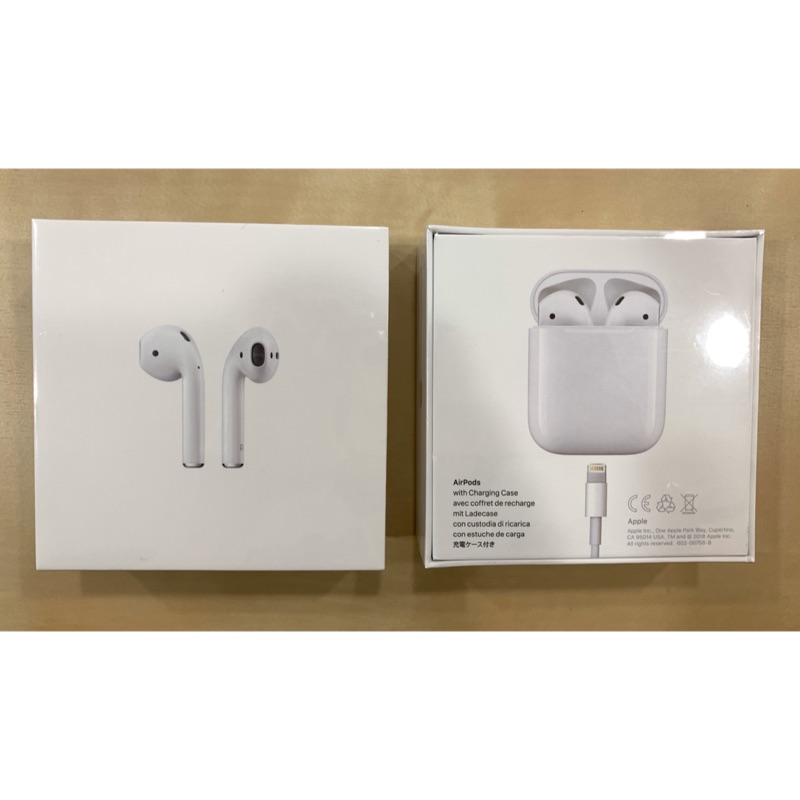 AirPods 二代無線版本 型號MRXJ2TA/A 台灣公司貨