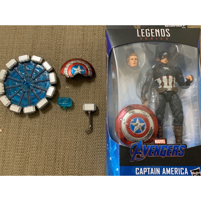 Marvel legends ML 美國隊長 特別版  附 nota 雷神槌套組  復仇者聯盟 終局之戰