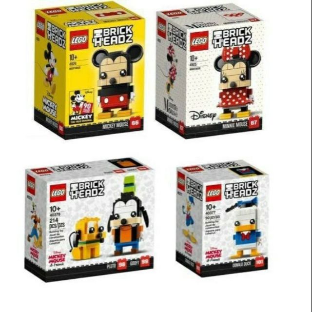 絕版現貨LEGO 41624 41625 40377 40378 BRICK HEADZ DISNEY樂高大頭迪士尼| 蝦皮購物