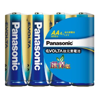Panasonic國際牌Evolta鈦元素電池３號４入(環保包)