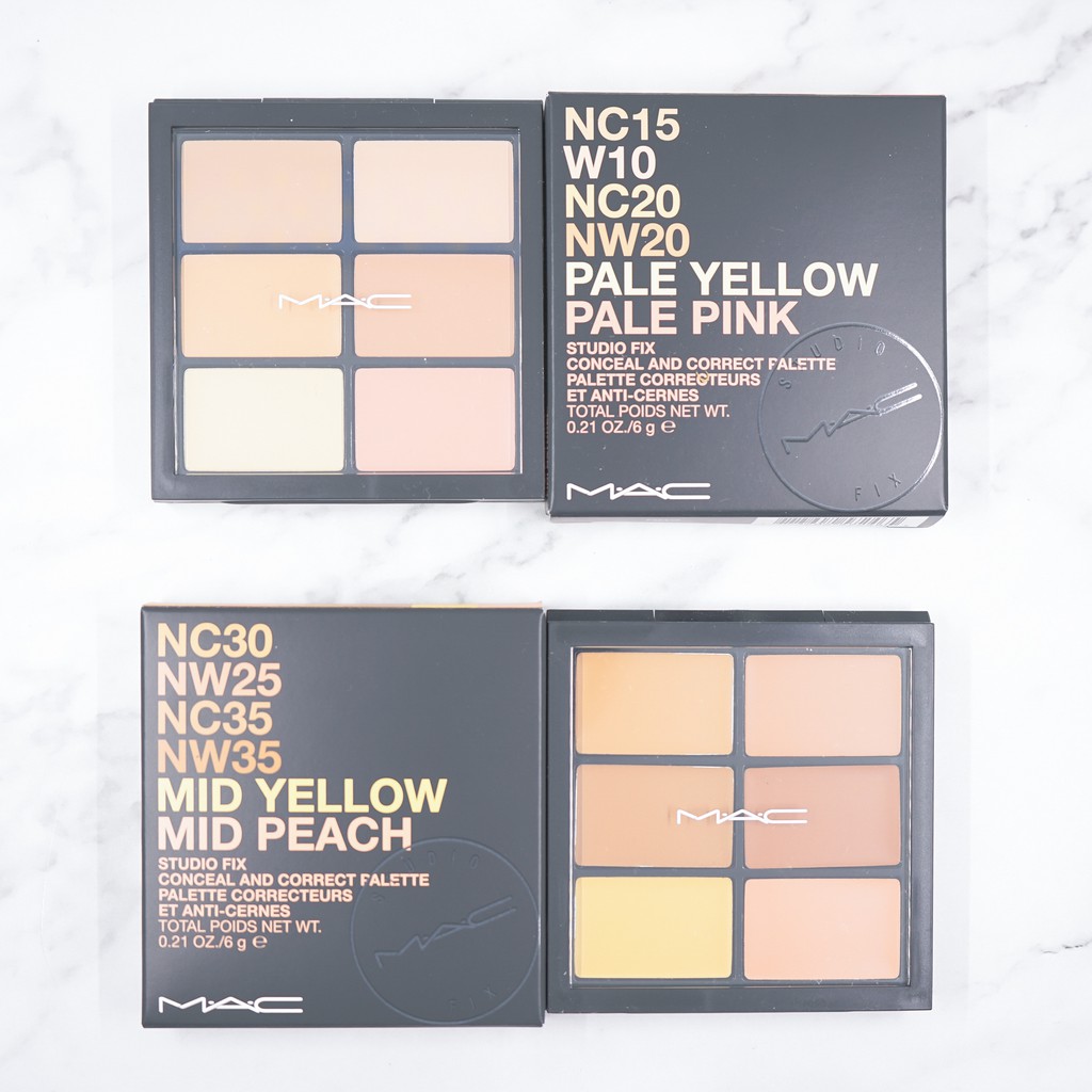 現貨官網正品 Mac 超持妝六色遮瑕盤light Medium 遮瑕nc10 Nc12 Nc15 蝦皮購物