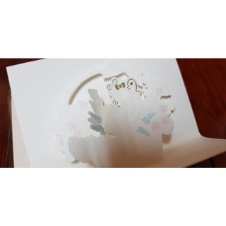 ✽全新收藏✽HELLO KITTY立體浮雕生日卡片01