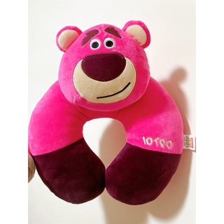 交換禮物🎁【迪士尼】皮克斯-玩具總動員🧸超可愛～立體熊抱哥Lotso頸枕～娃娃玩偶禮物🎁