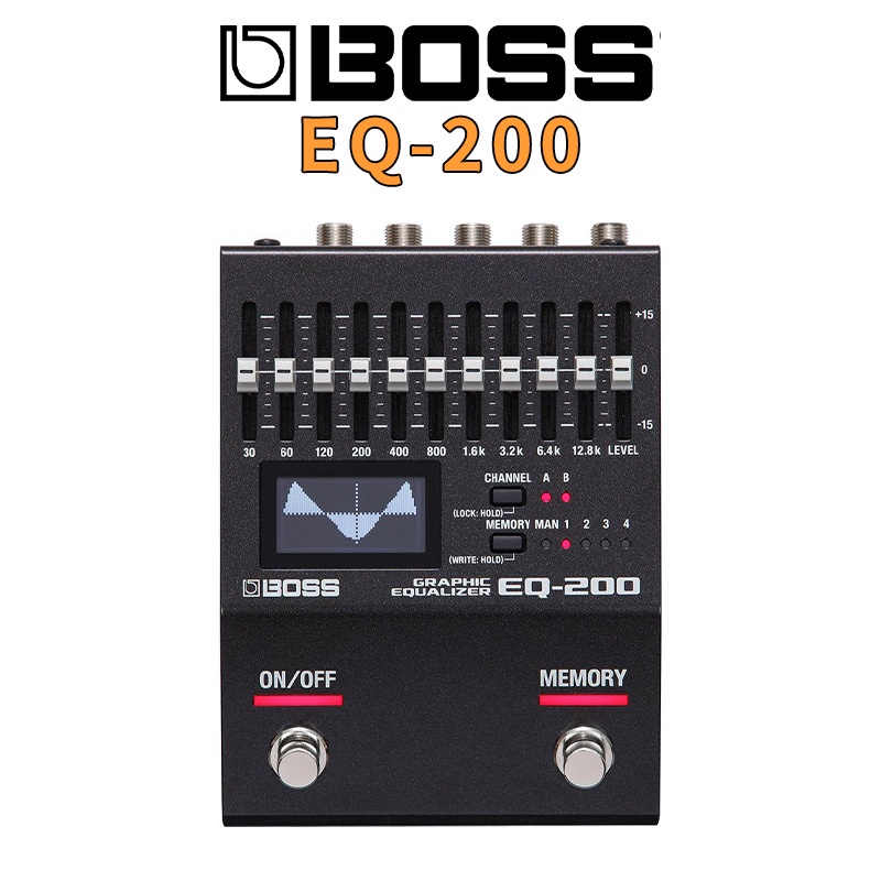 BOSS EQ-200 Graphic EQ 圖形化等化效果器【金聲樂器】