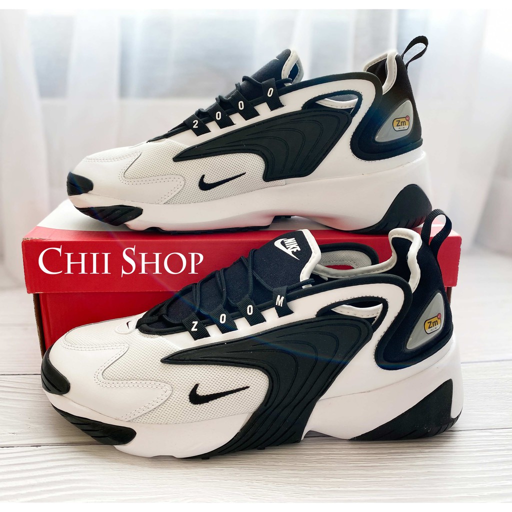 Chii 韓國代購nike Zoom 2k 男款黑色黑白ao0269 101 蝦皮購物