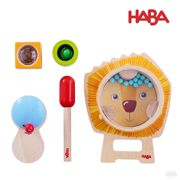 【德國HABA】獅子節拍樂器組  德國製造