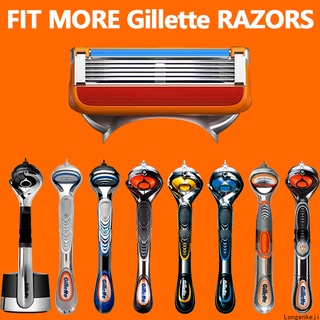 Gillette Fusion 5 剃須刀片剃須刀片剃須刀片直剃須刀片男士剃須刀盒可更換頭