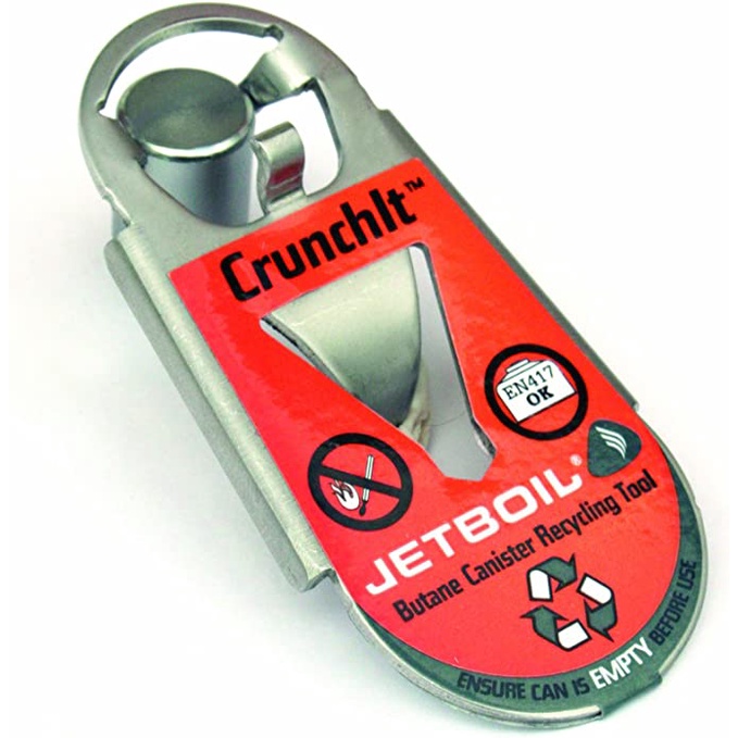 Jetboil Crunchit 高山瓦斯 打洞 回收 工具