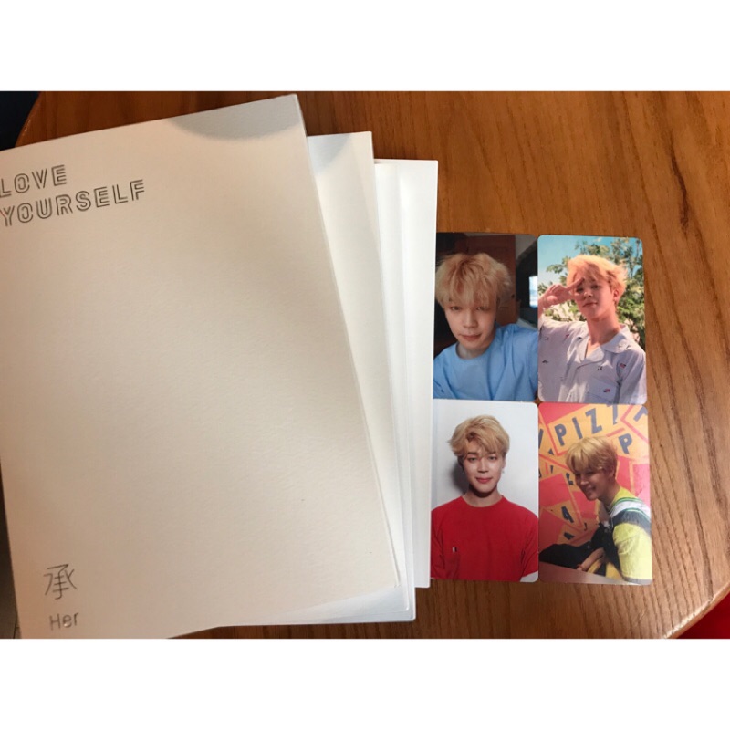 Bts Love Yourself 承her 專輯jimin 小卡 蝦皮購物