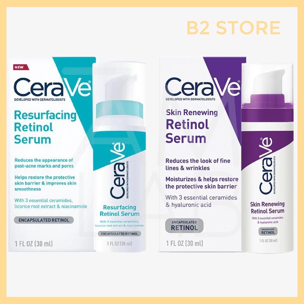 【B2 美國代購】🔥現貨免等🔥 CeraVe 適樂膚 A醇精華 Retinol Serum 視黃醇精華液 30ml