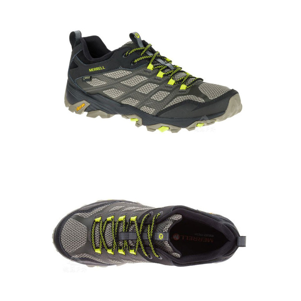 MERRELL 美國 男款 MOAB FST GORE-TEX 防水戶外多功能健行鞋《橄欖綠/黑》ML3760/悠遊山水