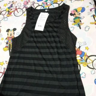 Pure Yoga 運動背心 黑色 條文 吸濕排汗 全新 瑜伽 瑜珈 瑜伽服 瑜珈服