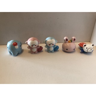 陶瓷娃娃 / 五種款式（大象、粉紅猴子、藍色猴子、大頭兔子、小熊超人）