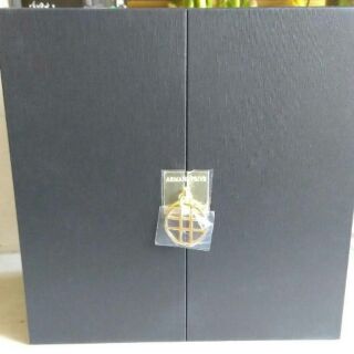 全新~台灣香水專櫃 黑色 Giorgio Armani Prive 亞曼尼頂級精品香水收藏盒(2瓶 ) 亦可當珠寶盒