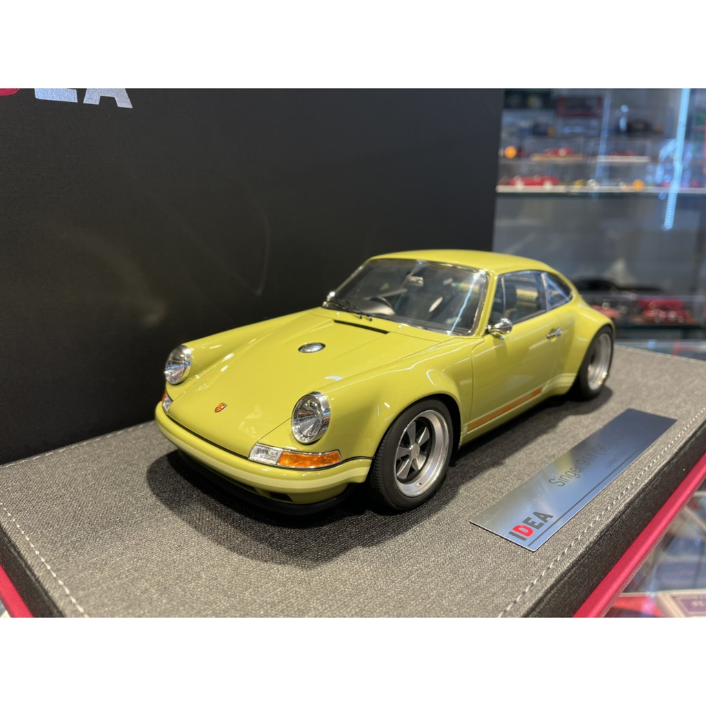 吉華科技@ 1/18 MakeUp IM035D Porsche Singer 911 (964) Coupe 黃色