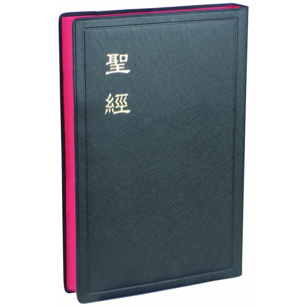 中文聖經 (和合本.神版.上帝版.8號字.大字.膠面.黑皮紅.典雅藍) CU84PLNBK、CU84APLNBU