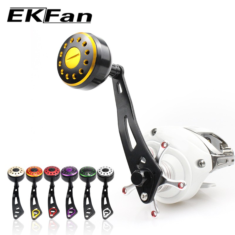 Ekfan 適用於 ABU DAIWA Shimano,38mm 鋁合金把手。 釣魚旋鈕,適用於釣魚漁線輪。