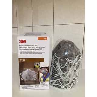 【原廠現貨】3M 8247 R95有機蒸氣專用含活性碳拋棄式防塵口罩
