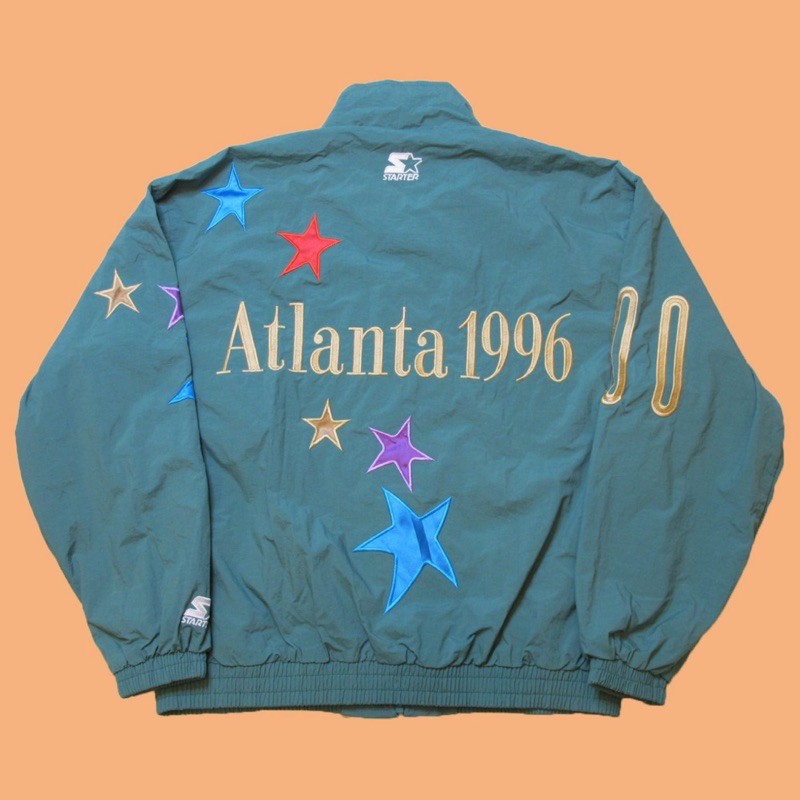 直販早割 90s nylon usa製 OLYMPIC Atlanta vintage ナイロンジャケット