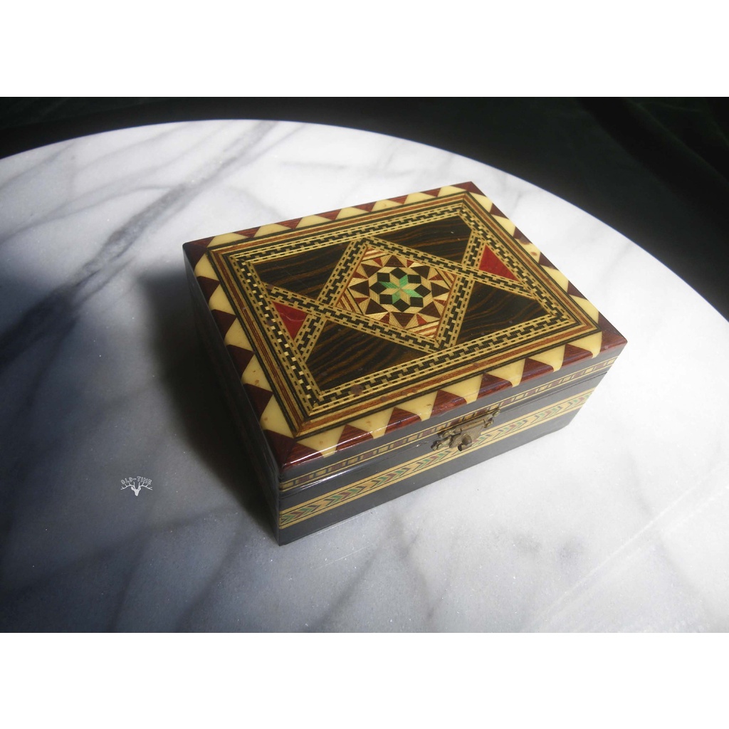 【老時光】早期二手西班牙珠寶收藏木盒