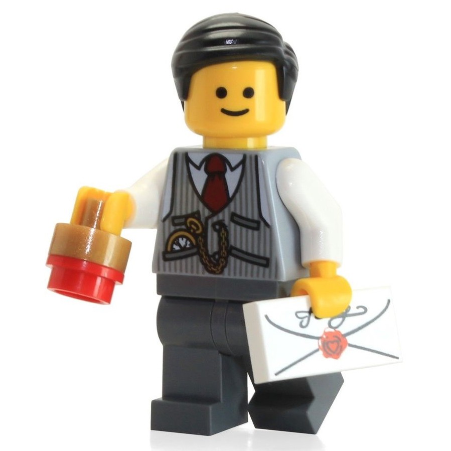 【台中翔智積木】LEGO 樂高 10251 Bank Manager(twn251)附信封