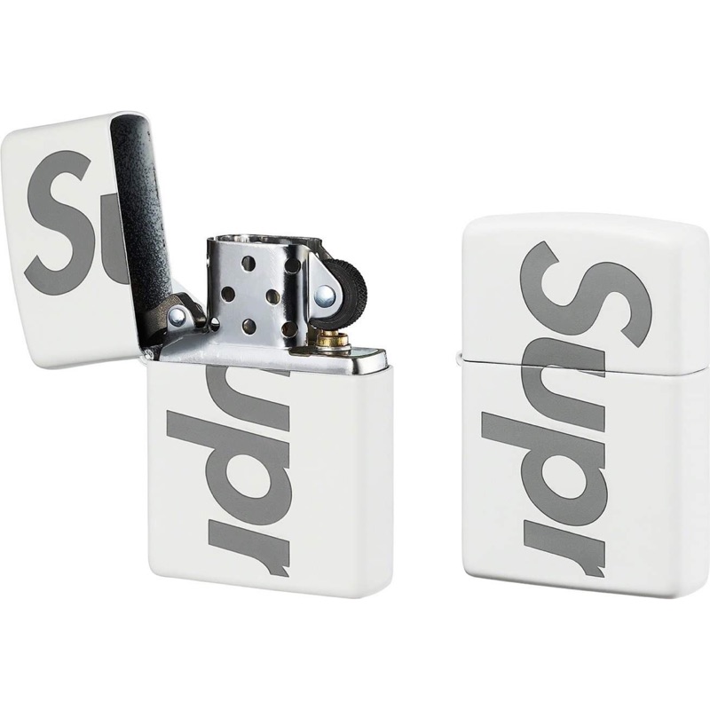 ss Supreme Ss Glow In The Dark Zippo 全白夜光打火機 蝦皮購物