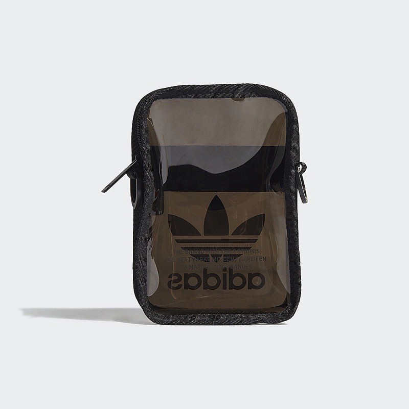 Adidas FESTIVAL BAG 三葉草 運動休閒小側背 斜背包  好看 輕巧  透色 H50997