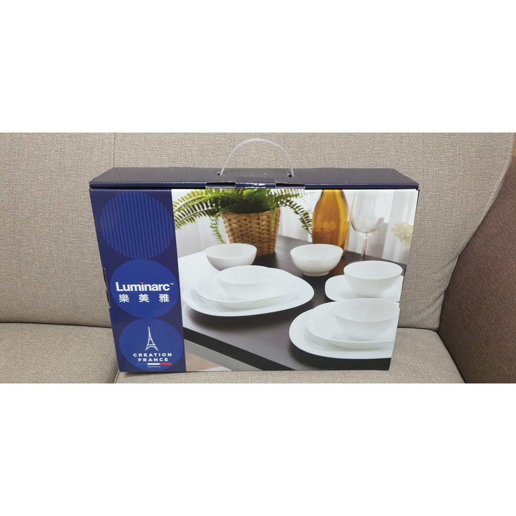 法國Luminarc 樂美雅 強化純白餐具組 盒裝全新品 歡迎至三重當面檢視交易
