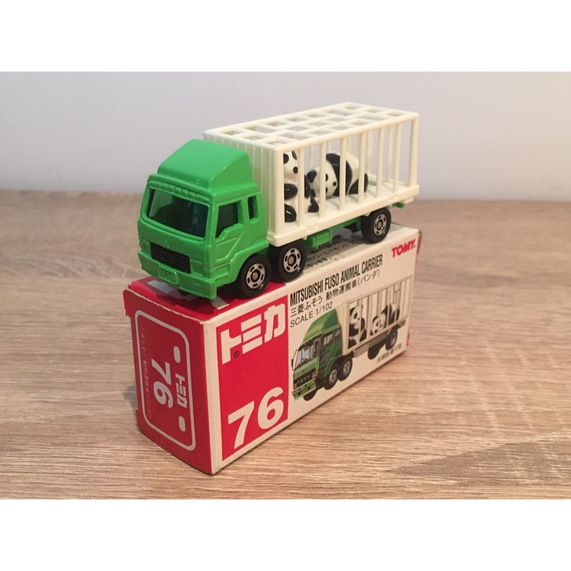 トミカ運輸 Tomica Tomytec 76 熊貓動物運搬車搬運車日版 蝦皮購物