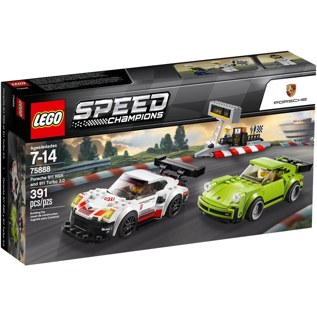 LEGO 75888 樂高積木 保時捷911RSR and Turbo3.0 賽車組合