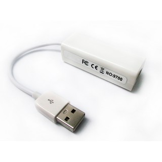【AQ】附發票_USB轉RJ45 外接USB網路卡 RD9700 PC NB Macbook OTG EC-013