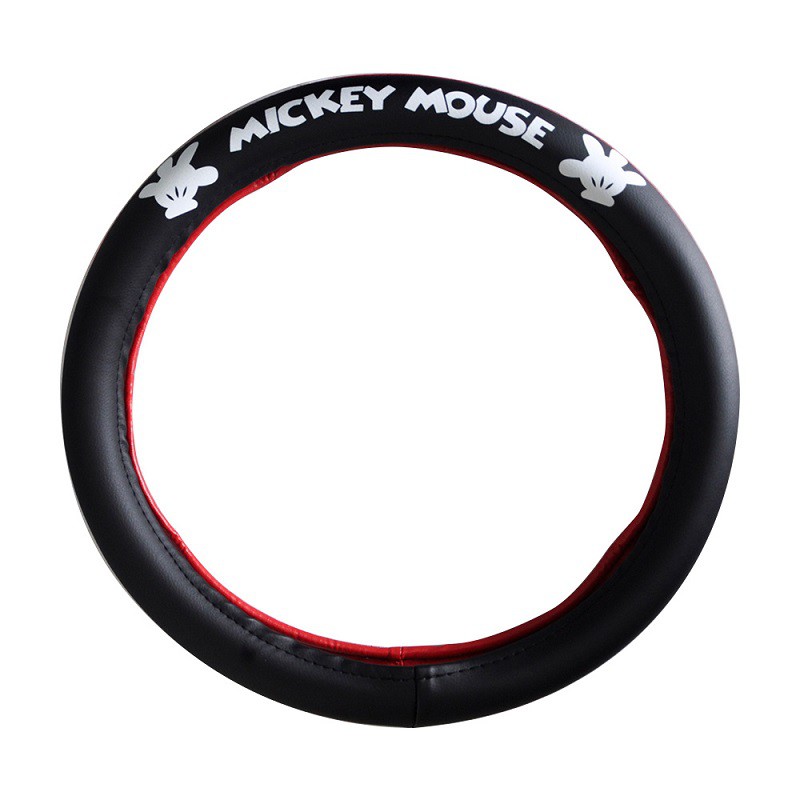 NAPOLEX 迪士尼 米奇Mickey雙色方向盤套(S尺寸)