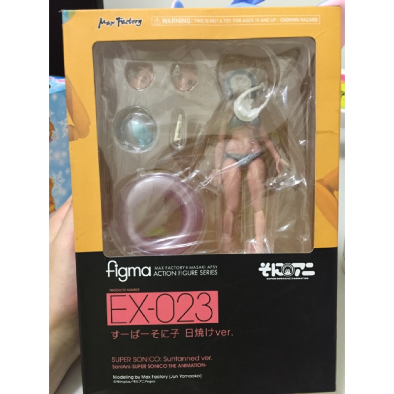 超級索尼子 泳裝 公仔 可換式 可動 臉 道具 figma EX-023 索尼子