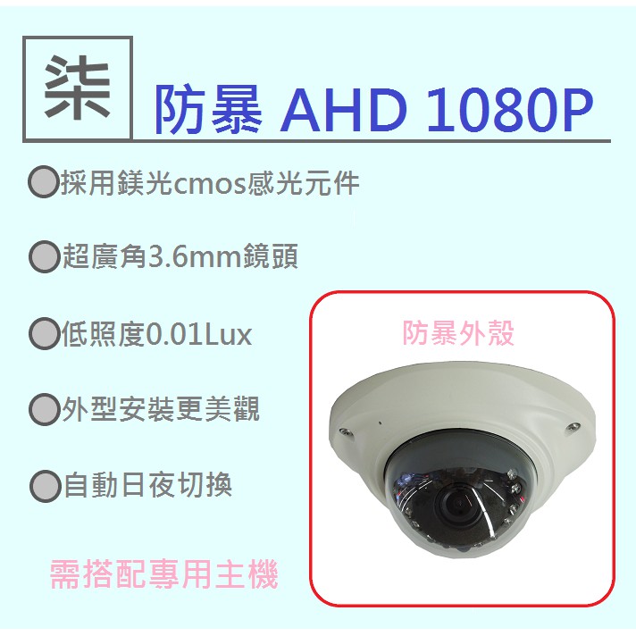 ⚡️24小時出貨⚡️AHD1080P防暴型攝影機(監視器/閉路電視/非WIFI攝影機/遠端監看/遠端監控/針孔攝非無線)