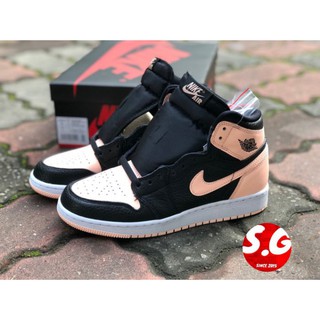 S.G AIR JORDAN 1 HIGH OG GS 黑粉腳趾 575441-081 黑粉頭 女
