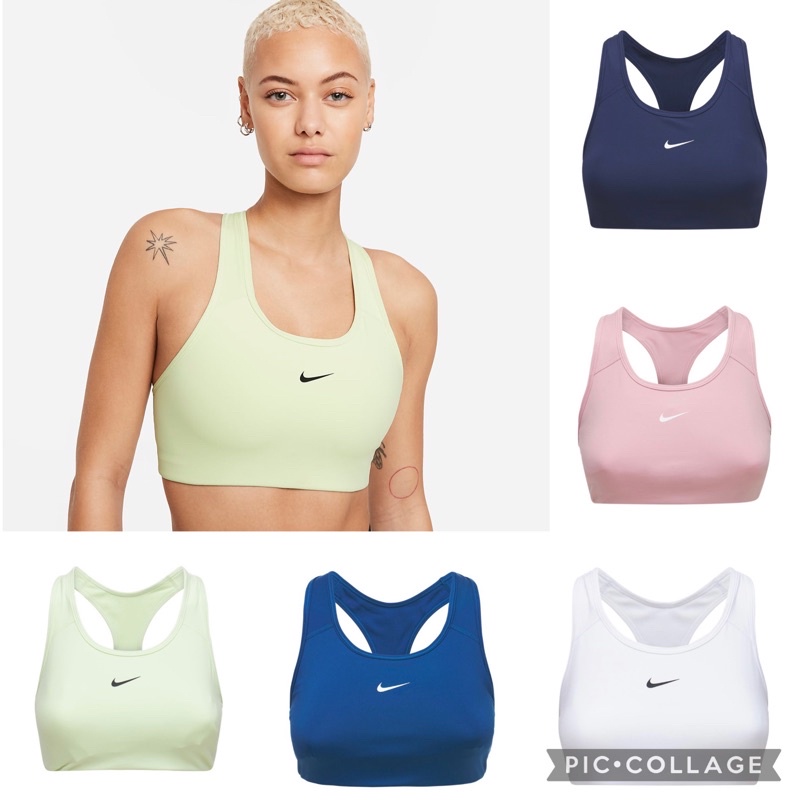 💕瑞瑞一起買💕《Nike》Sports Bra 運動內衣 中度支撐 藍/白/綠/粉紅 鄧紫棋