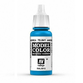 Acrylicos Vallejo 模型色彩 Model Color 065 70841 安卓藍色 17ml