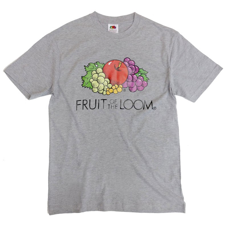 FRUIT OF THE LOOM 水果牌 - ACL2100C 美國純棉 5.9oz 彩色大圖 短T (GY灰色)