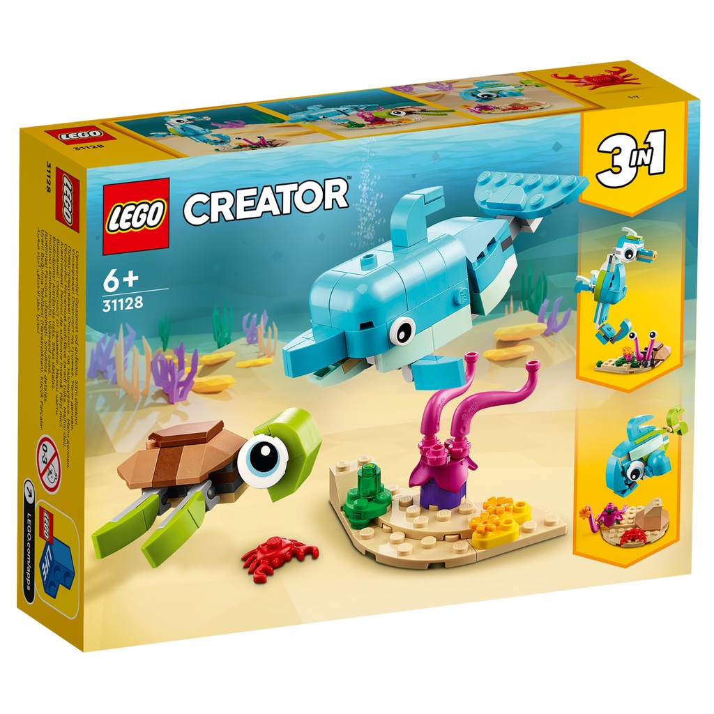 LEGO 31128 海豚和烏龜 創意百變 3 合 1系列【必買站】樂高盒組