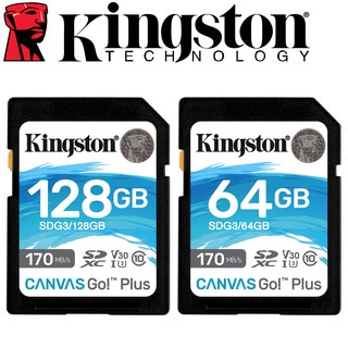 Kingston 金士頓 128GB 64GB SDXC SD U3 V30 記憶卡 SDG3 64G 128G