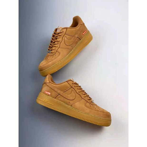 【S.M.P】Supreme x Nk Air Force 1 Low AF1 聯名 小麥 麂皮 DN1555-200