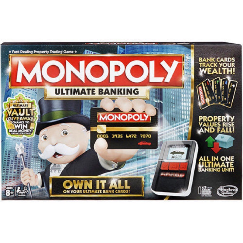 地產大亨 極限電子銀行版 MONOPOLY 電子版地產大亨 玩具