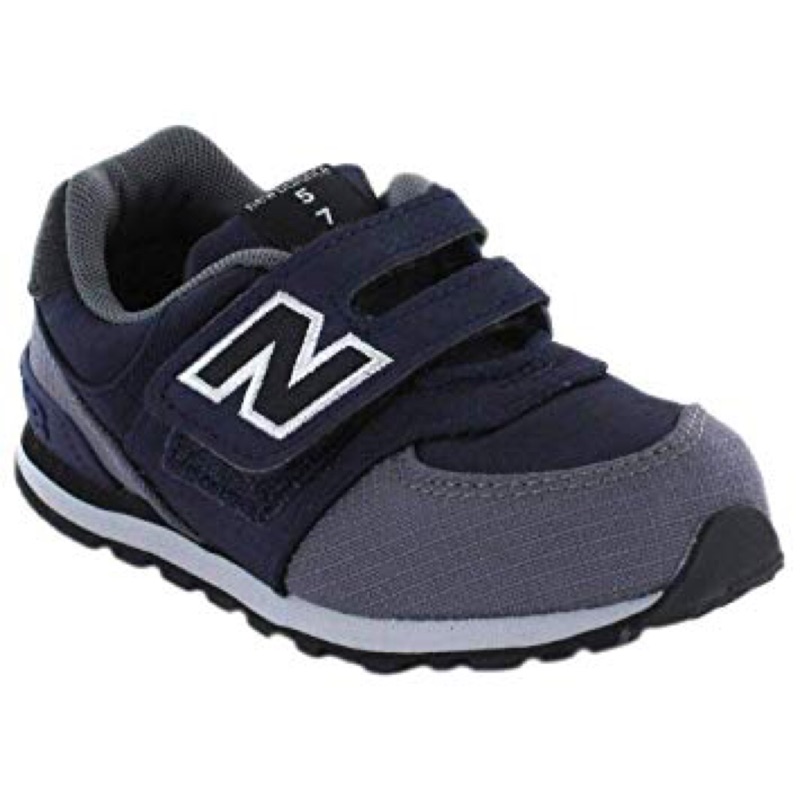 全新商品 New Balance 574系列 跑鞋 魔鬼氈 藍色 小童 童鞋 KV574QWI