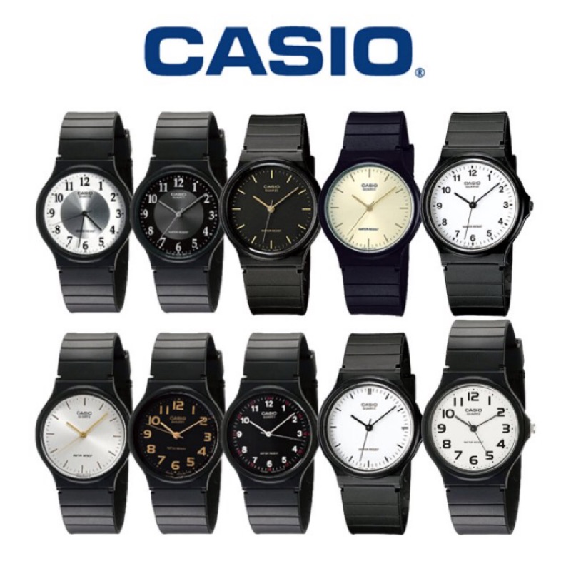 【CASIO 卡西歐】MQ-24 極簡時尚指針中性錶