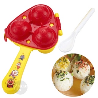 ♡松鼠日貨♡ 日本 正版 Anpanman 麵包超人 圓形 球型 造型 搖搖 一口 飯糰 飯 模具 壓模