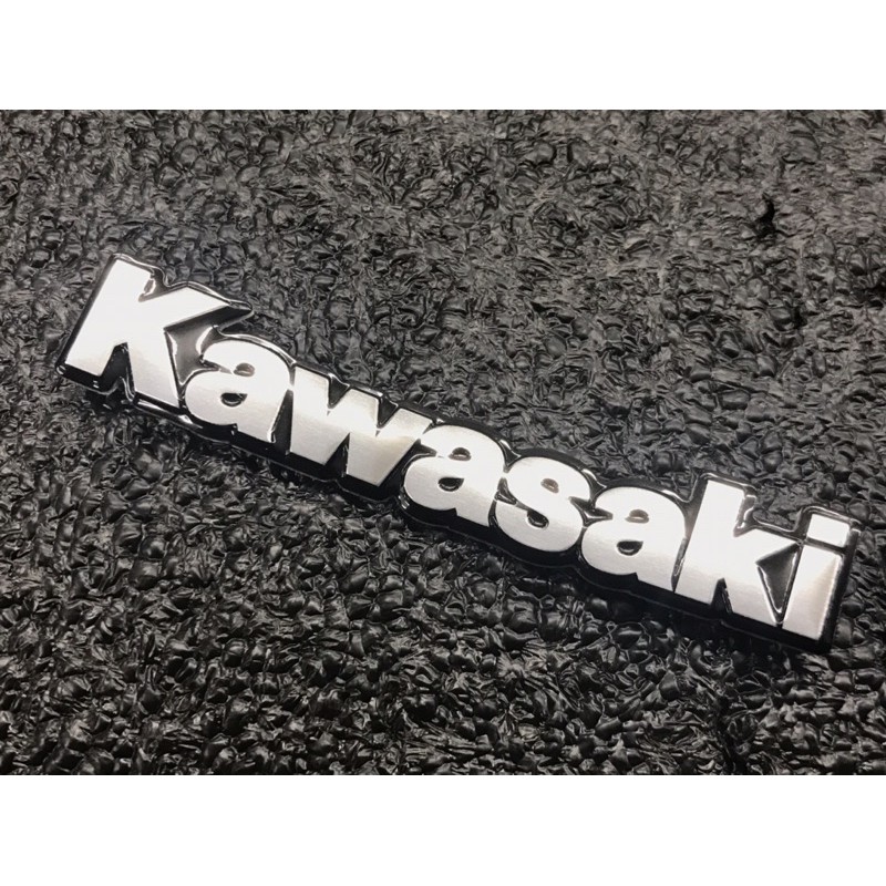 🔰 Kawasaki 鋁合金 7cm 防水 貼紙 LOGO 標誌 立體貼紙 造型 飾貼